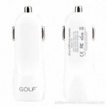 Car Chargers for iPad with 2.1A Charging Rate, Fashionable Design